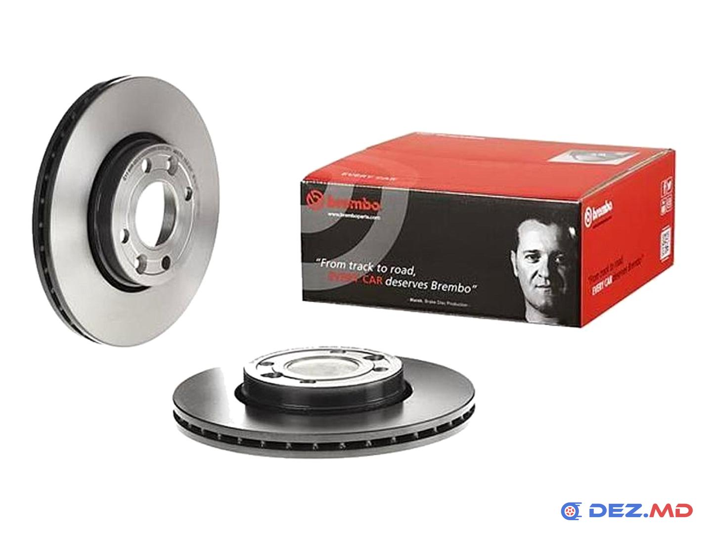 Тормозной диск передний Renault Kangoo 08- 258x22 | BREMBO, новый