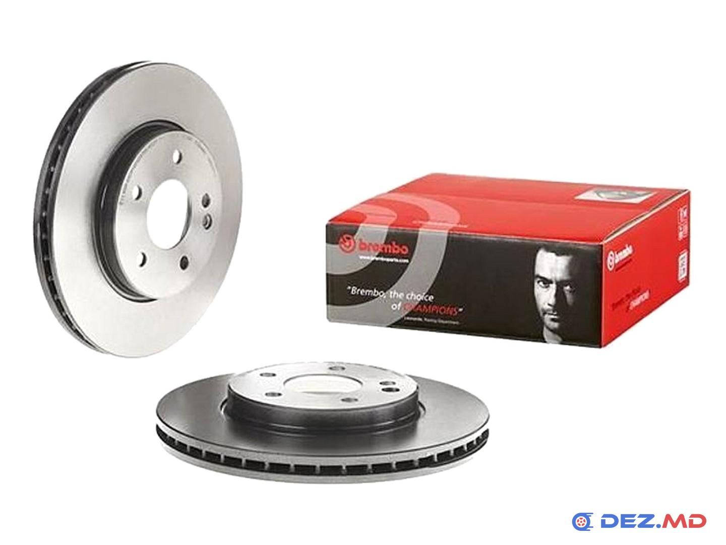 Тормозной диск передний Mercedes W210 95-00; W202;203 97- 288x25 | BREMBO, новый