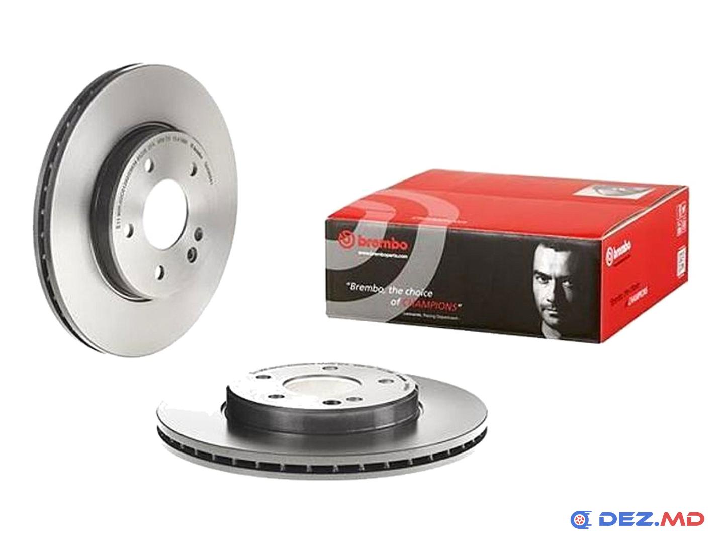 Тормозной диск передний Mercedes W202; вентил 284x22 | BREMBO, новый