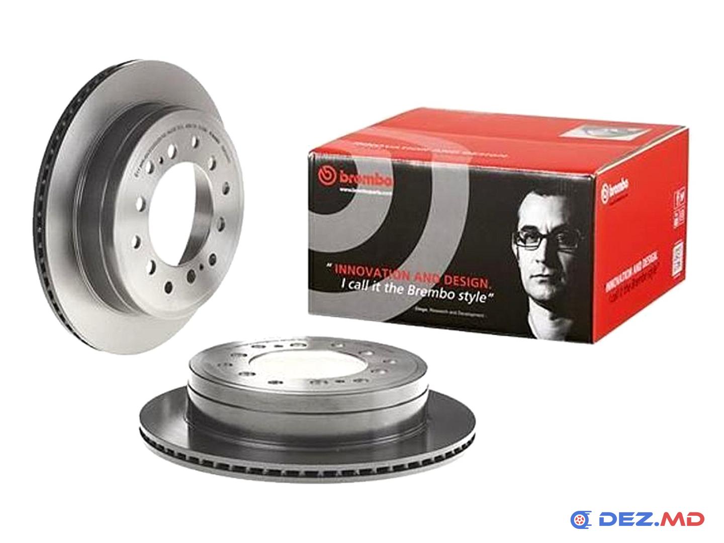 Тормозной диск задний LEXUS GX; TOYOTA 4 RUNNER V, FJ CRUISER, LAND CRUISER, LAND CRUISER PRADO 2.7-4.6 01.06- 312x18 | BREMBO, новый