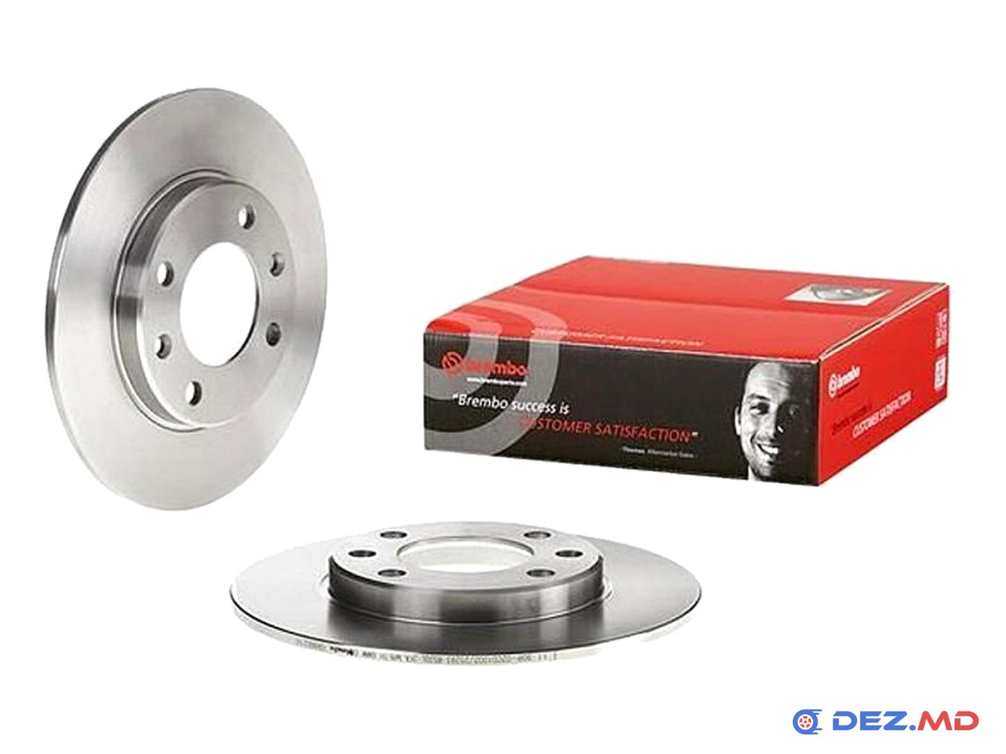 Тормозной диск задний Peugeot 206 00- ;306 94-01 247x8 | BREMBO, новый