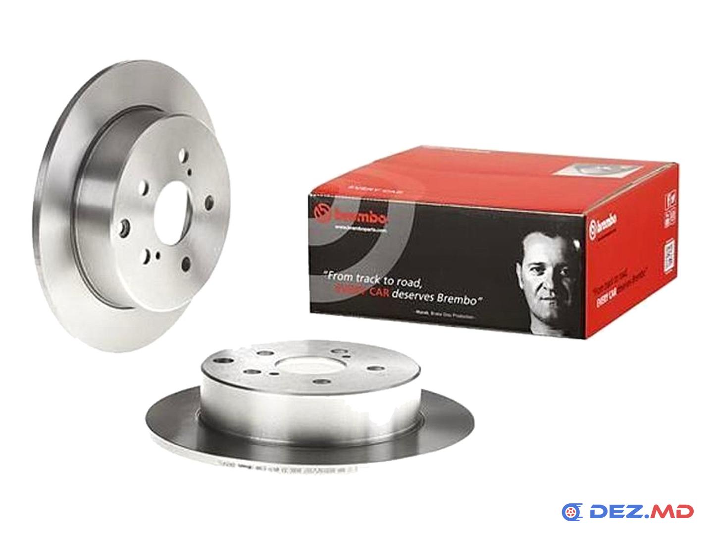 Тормозной диск задний Toyota Corolla 04- 290x10 | BREMBO, новый