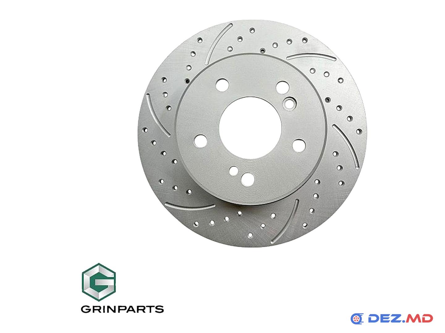 Тормозной диск задний Mercedes W124T;202;210; Left 278x9 +30% BRAKES PERFORMANCE | GRINPARTS, новый
