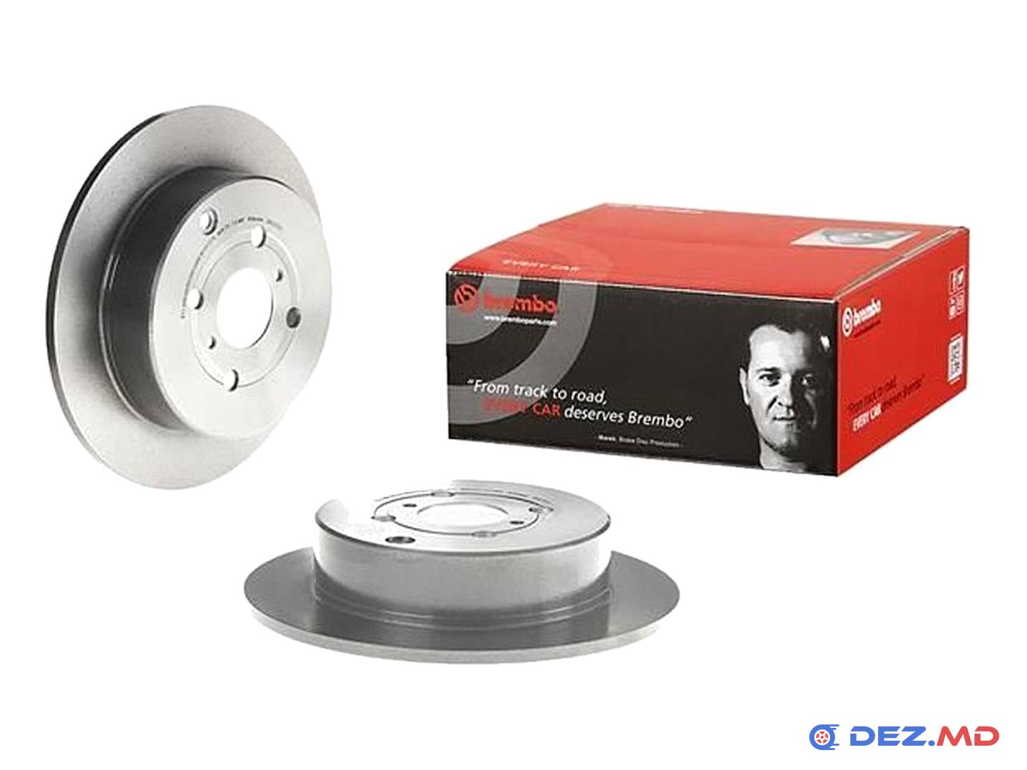 Тормозной диск задний Toyota Corolla 02-07 268x9 | BREMBO, новый