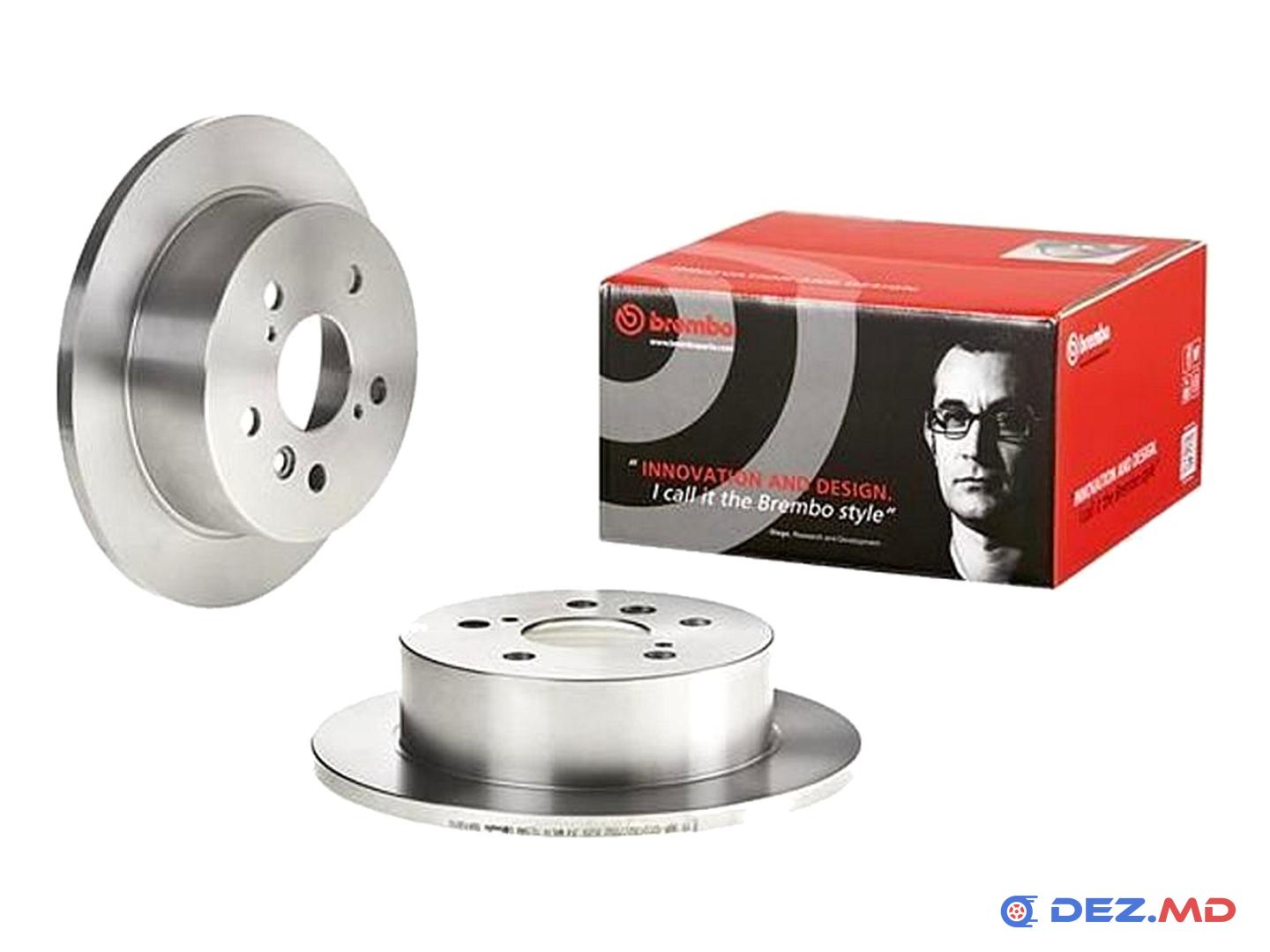 Тормозной диск задний Toyota Camry 01-06 Avalon 05-12 Solara 03-08 269x12 | BREMBO, новый