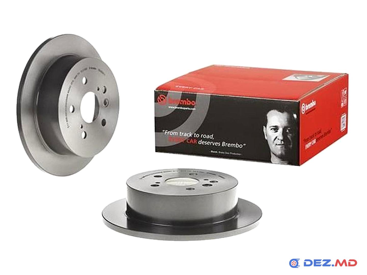 Тормозной диск задний Toyota Avensis Verso 01-09 291x12 | BREMBO, новый