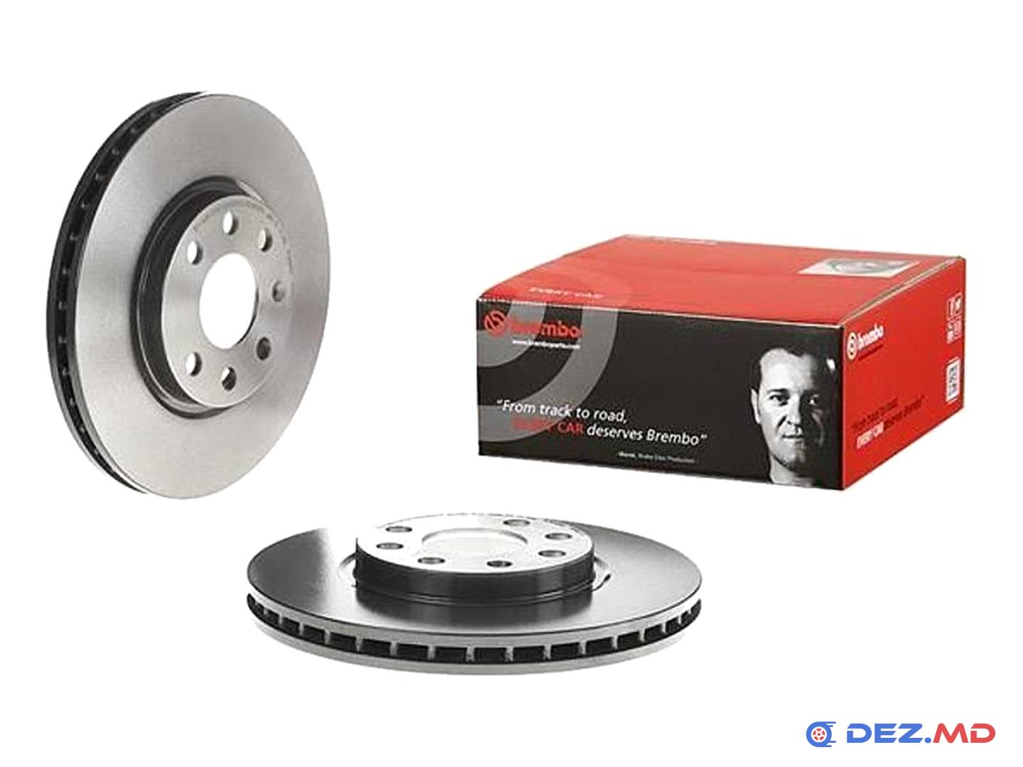 Тормозной диск передний Opel Corsa C 1.4/1.7D 00-12 260x24 | BREMBO, новый