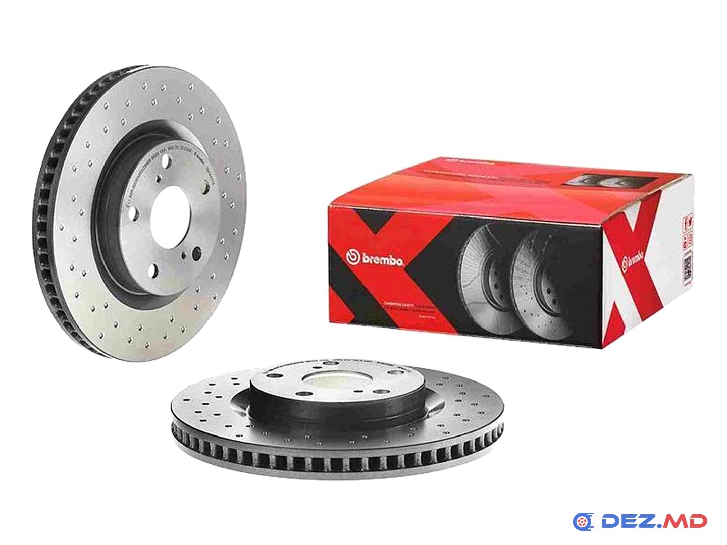 Тормозной диск передний Toyota Rav4 III 2.0/2.2 06- 296x28 XTRA LINE | BREMBO, новый