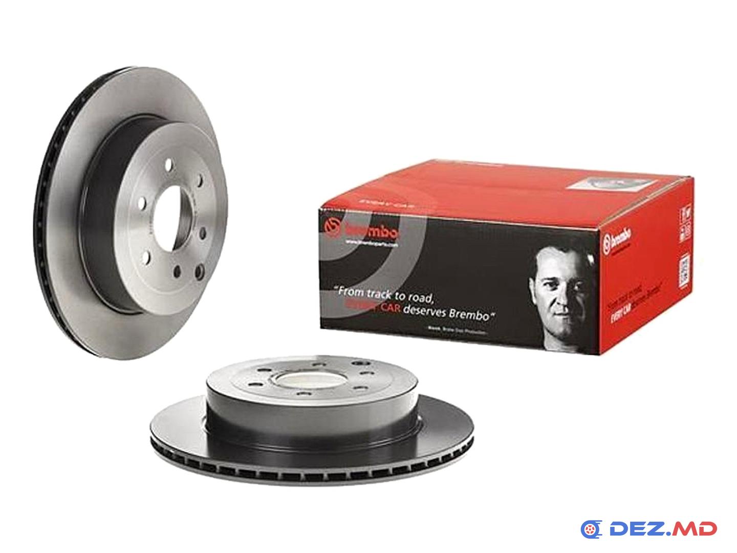 Тормозной диск задний Nissan Navara 15- Mercedes X-Class 17- 308x18 | BREMBO, новый