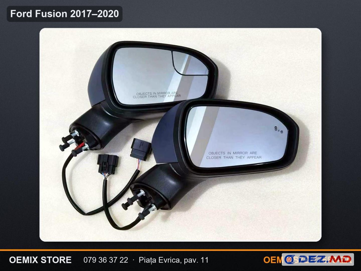 Зеркало левое (электро, контроль слепых зон, 5 pin) Ford Fusion 2017–2020 — KS7Z-17683-ZA