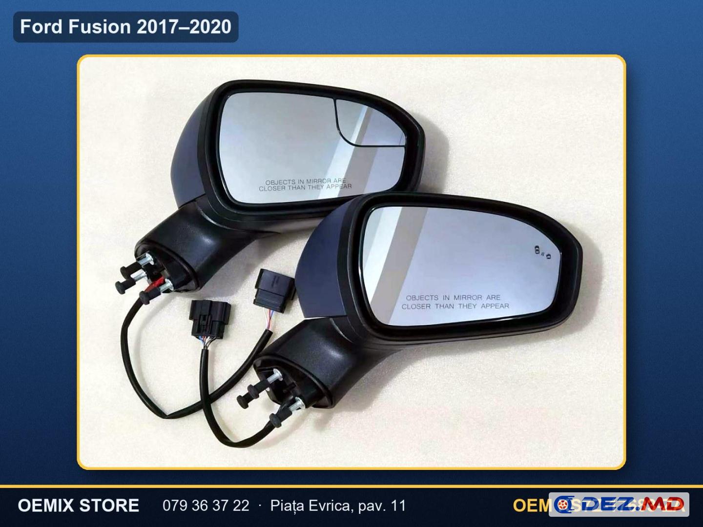 Зеркало левое (электро, контроль слепых зон, 5 pin), Ford Fusion Hybrid 2017–2020 | OEM KS7Z-17683-ZA