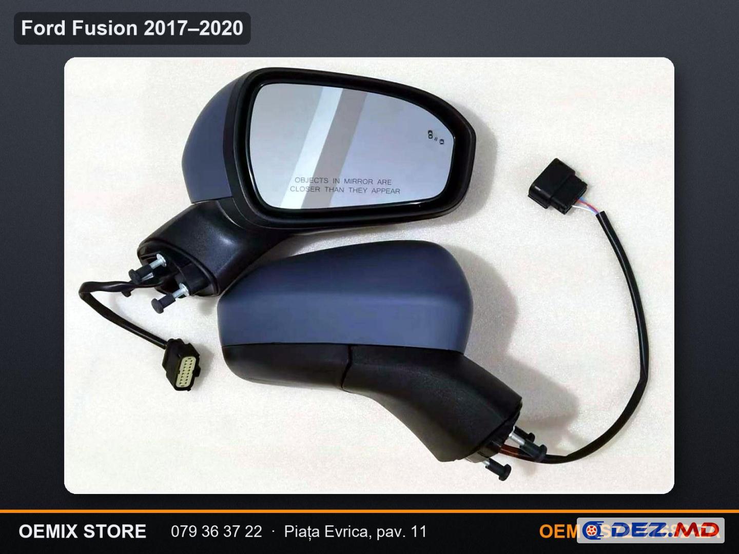 Зеркало правое (электро, контроль слепых зон, 5 pin) Ford Fusion 2017–2020 — KS7Z-17682-ZA