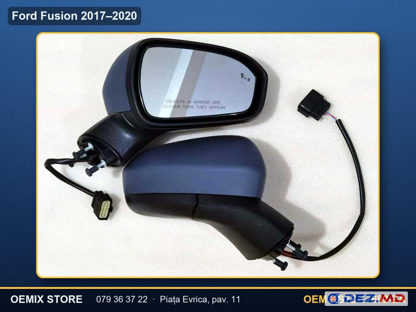 Зеркало правое (электро, контроль слепых зон, 5 pin), Ford Fusion Hybrid 2017–2020 | OEM KS7Z-17682-ZA