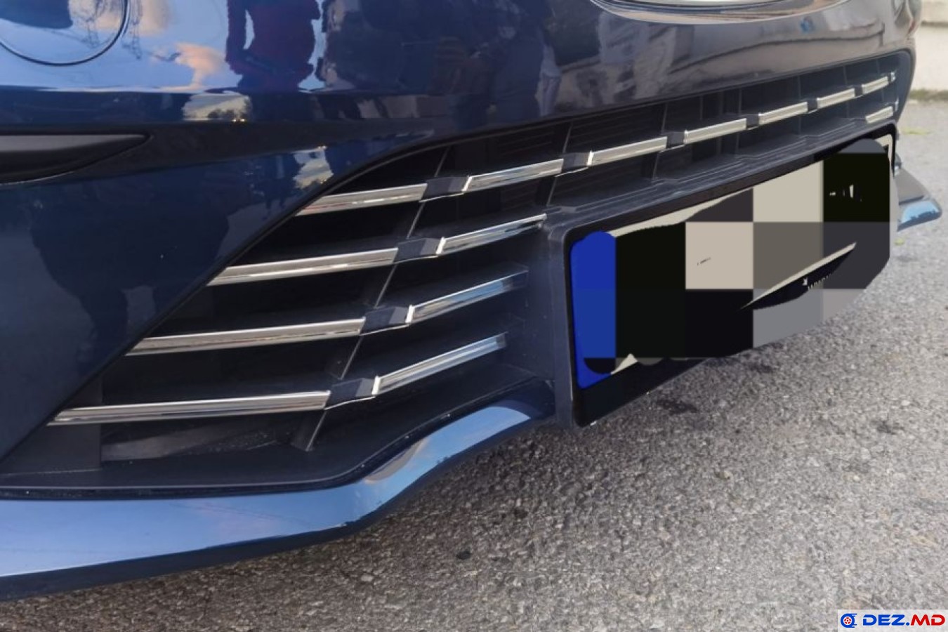 Бампер передний, Решётка /накладка бампера, Renault Megane 4 (2015-2022)