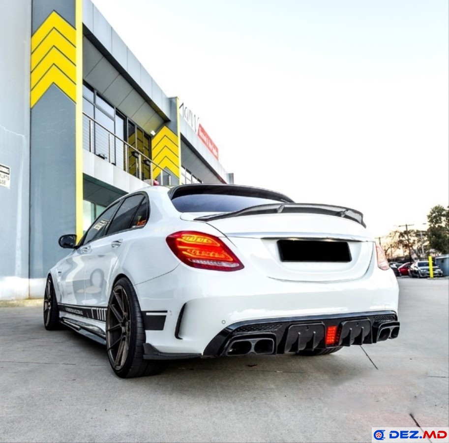 Бампер задний, Диффузор бампера, Mercedes-Benz C-W205 (2014-2020)