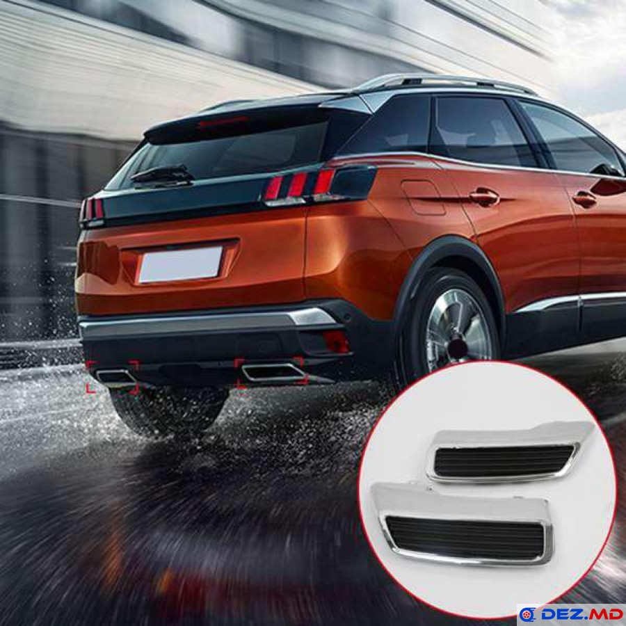 Выпускная система, Глушитель и насадки pentru complectatia GT si GT-LINE, Peugeot 3008 (2017-2023)