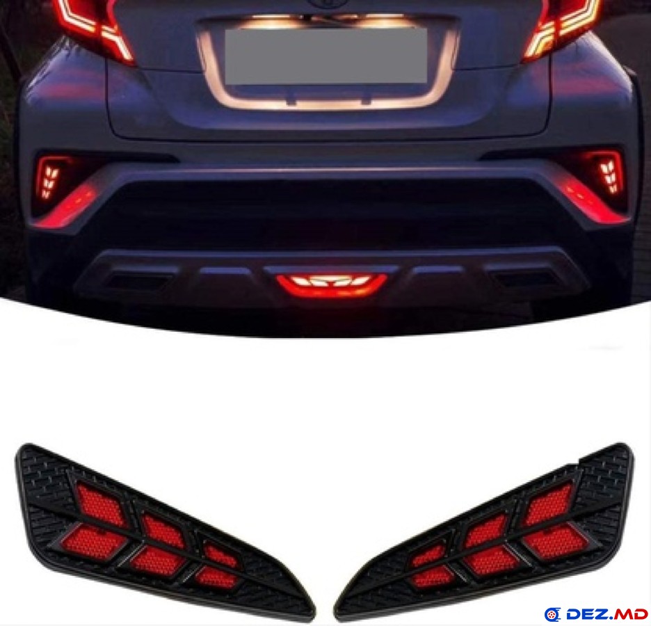 Оптика и освещение, Накладки задний фонарь, Toyota C-HR (2016-2023)