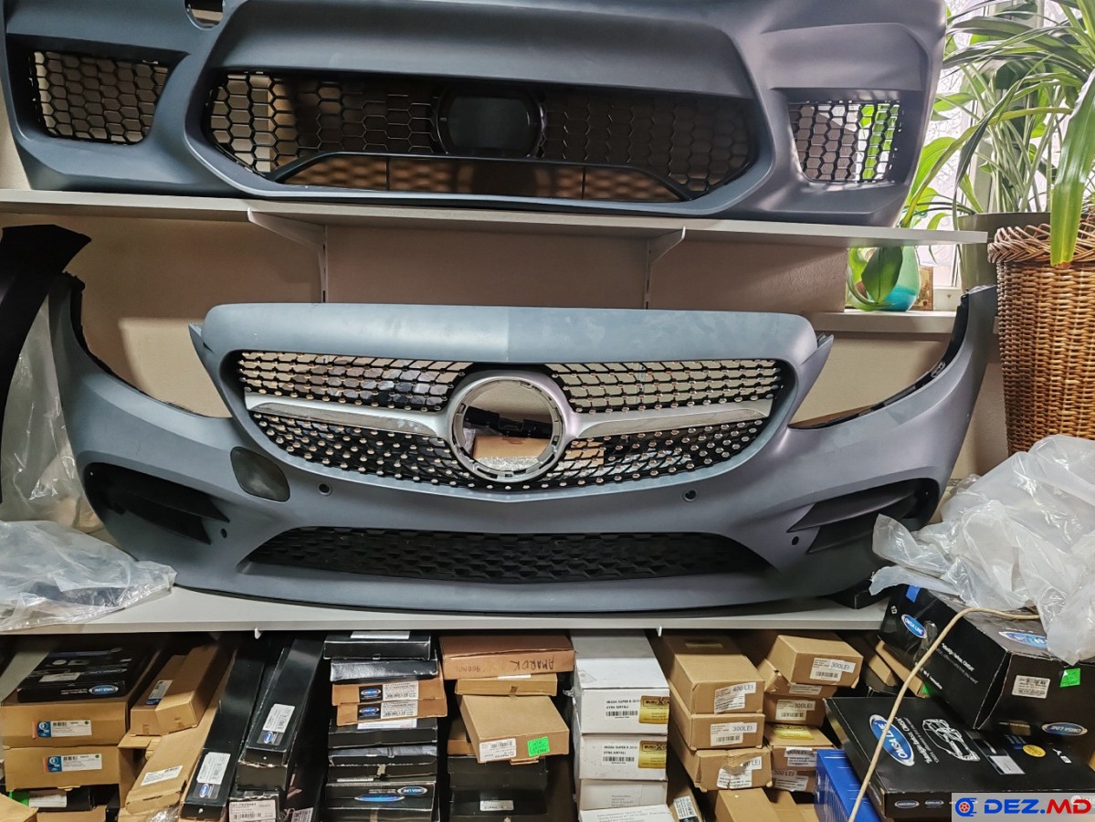Бампер передний, Бампер передний, Mercedes-Benz C-W205 (2014-2020)