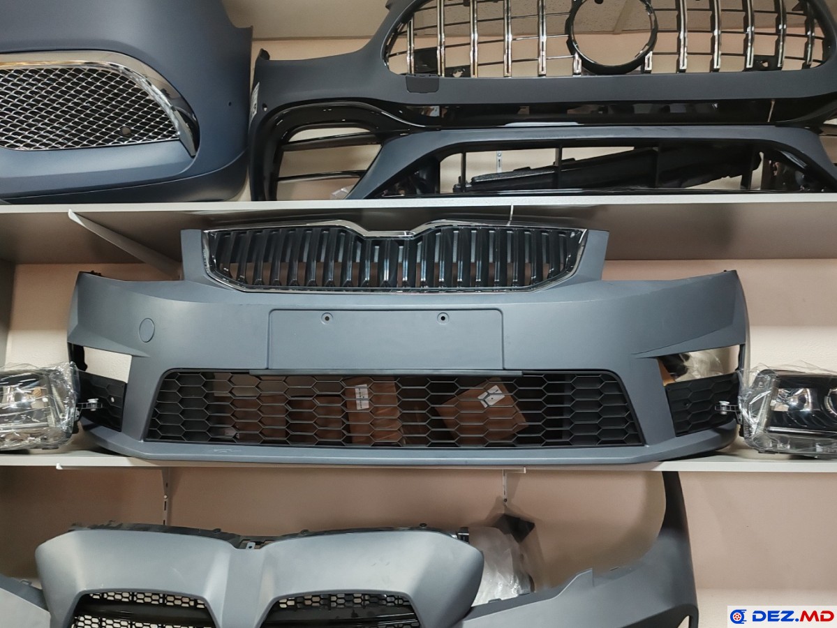Бампер передний, Бампер передний, Skoda Octavia A7 (2012-2019)