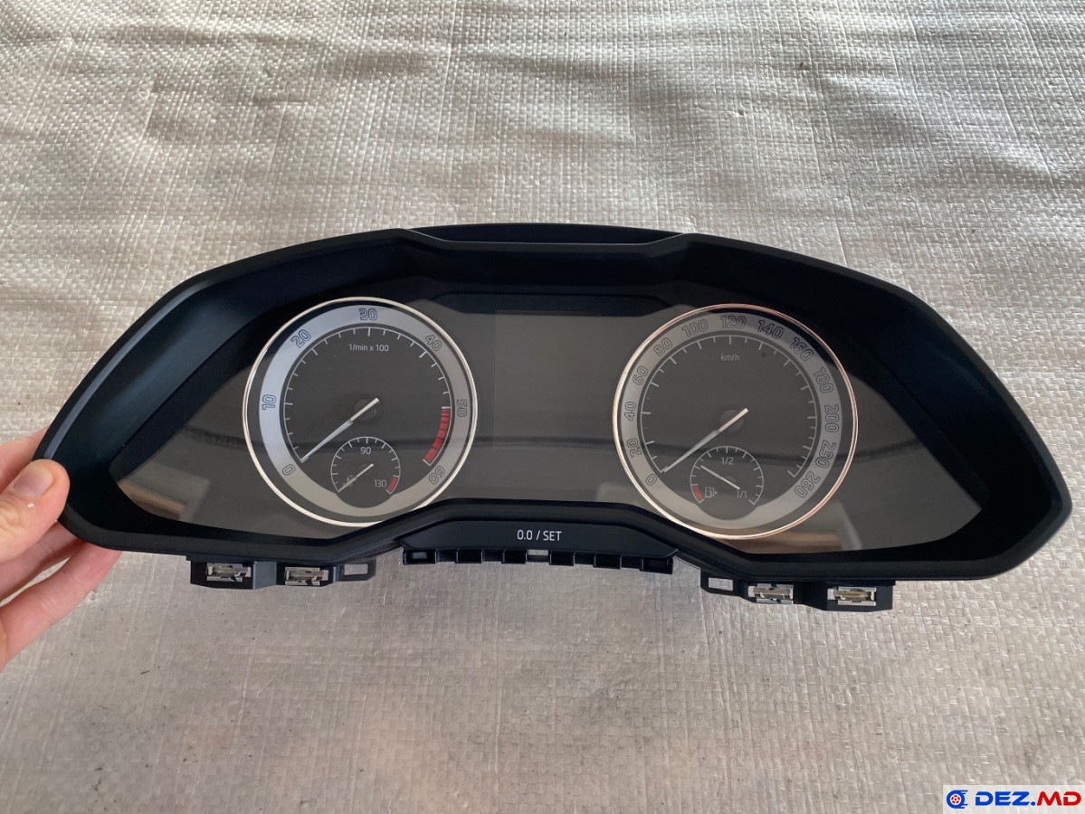 Электрика салона, Панель приборов, Skoda Superb (2015-2023)