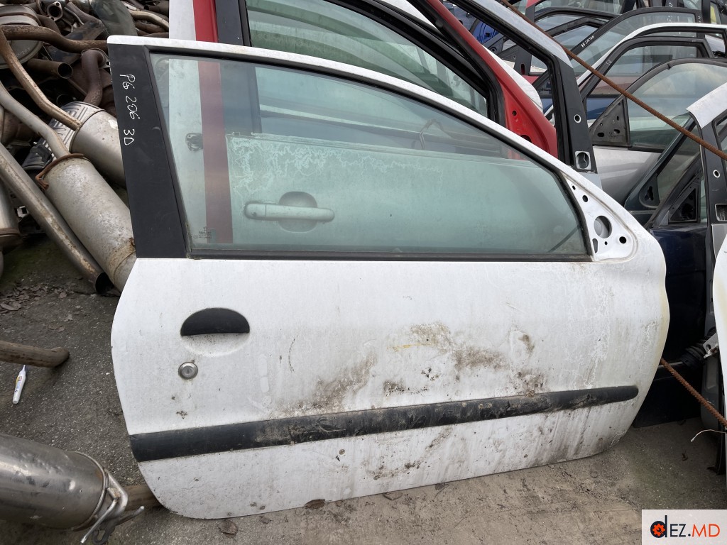 Дверь правая, Дверь правая, Peugeot 206 (1998-2006)